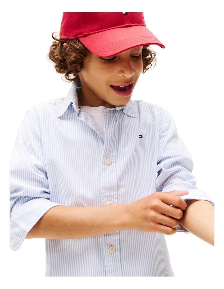 Flex Ithaca Shirt (3-7 Years) in Blue image 3