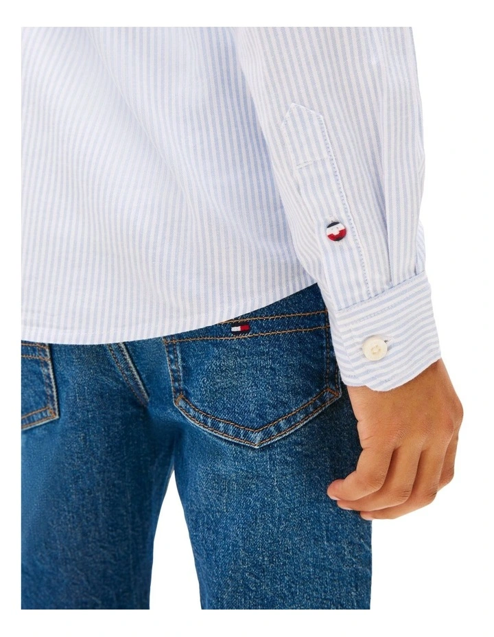 Flex Ithaca Shirt (3-7 Years) in Blue image 4
