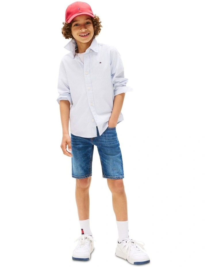 Flex Ithaca Shirt (3-7 Years) in Blue image 5