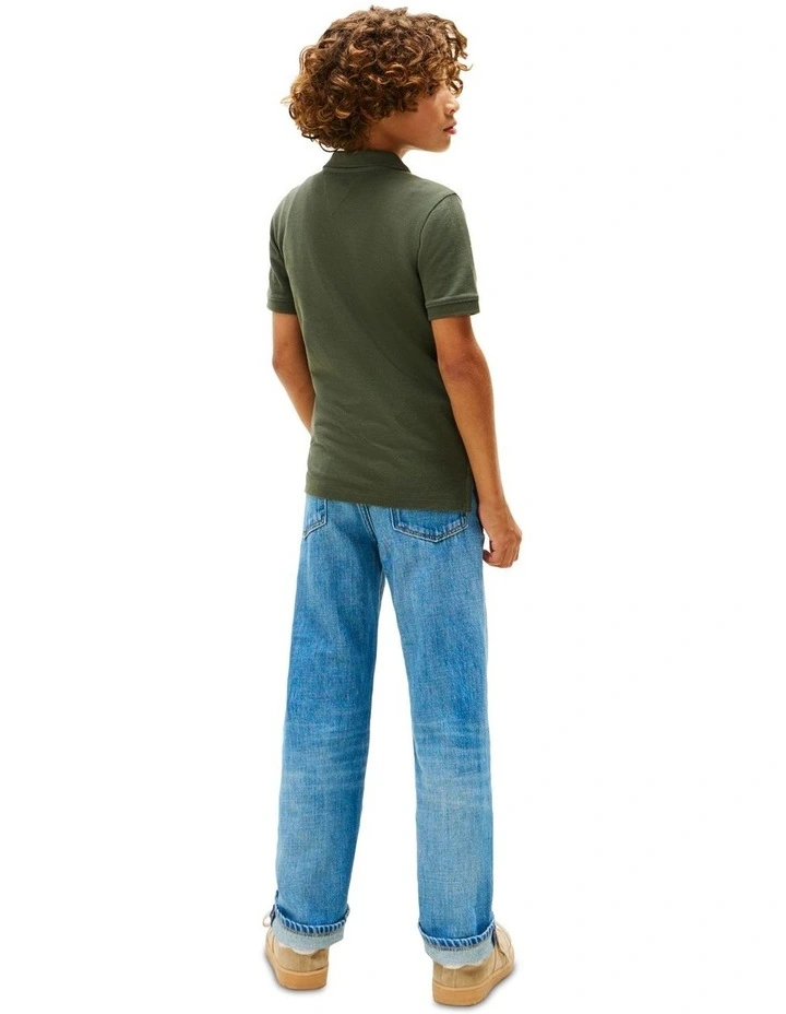 Flag Polo Shirt (8-16 Years) in Green image 2