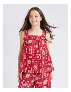 Amalfi Top (8 - 16 Years) in Print