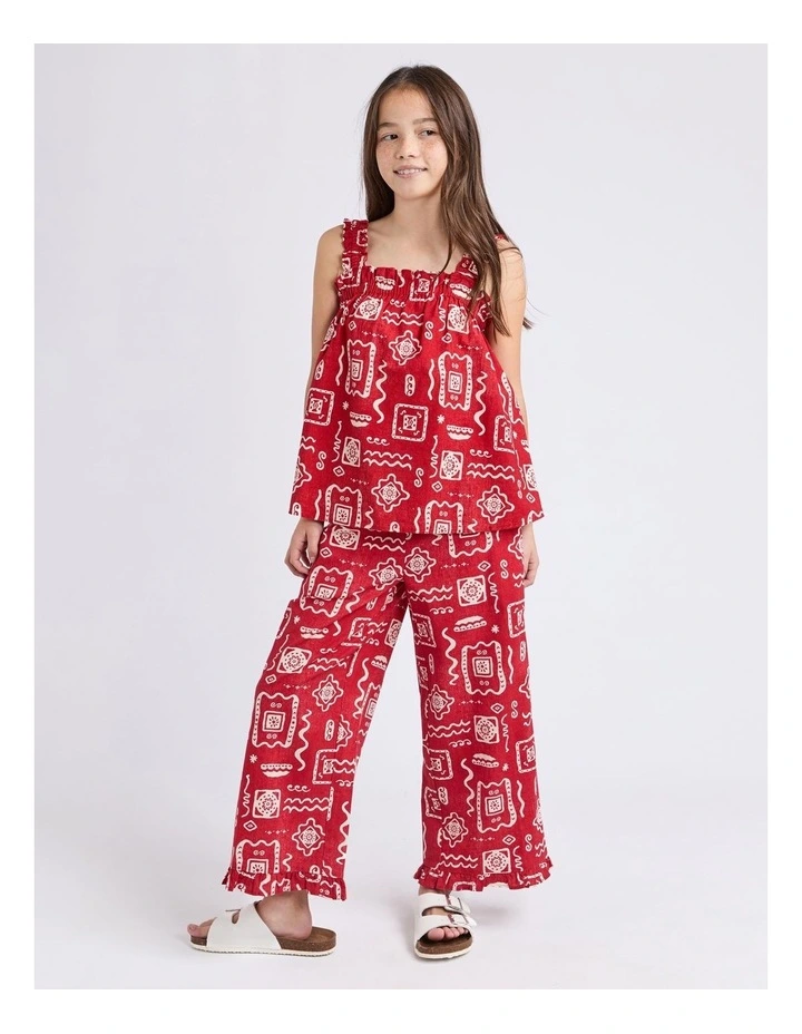 Amalfi Top (8 - 16 Years) in Print image 3