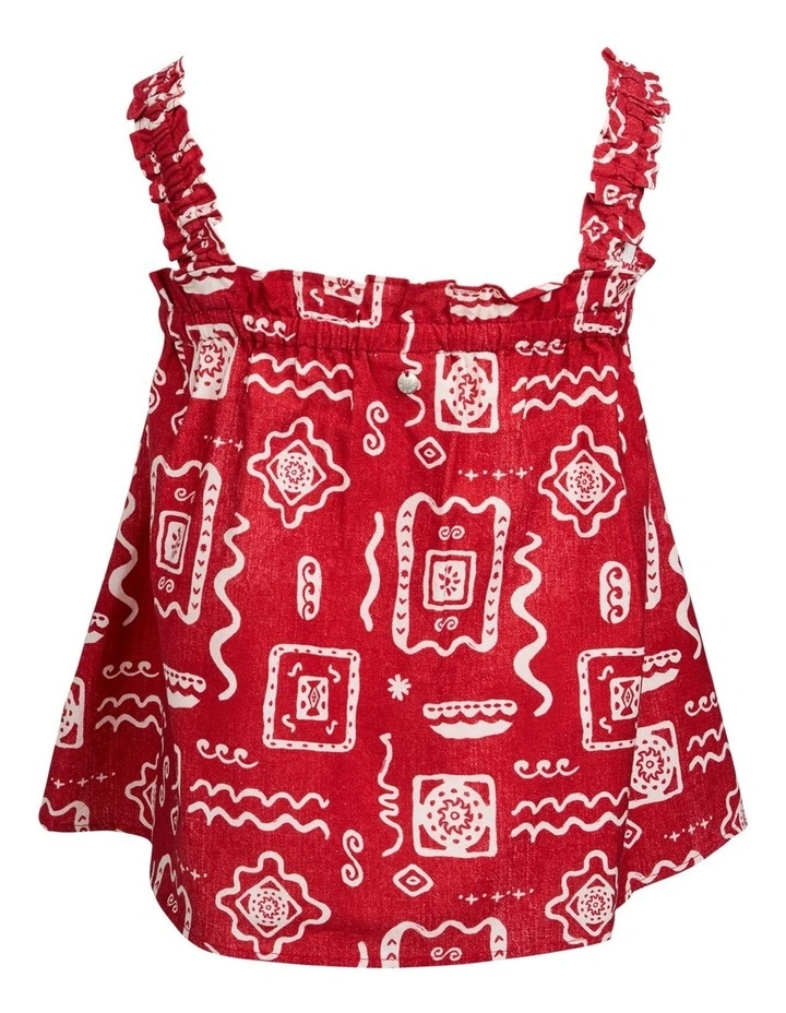 Amalfi Top (8 - 16 Years) in Print image 6