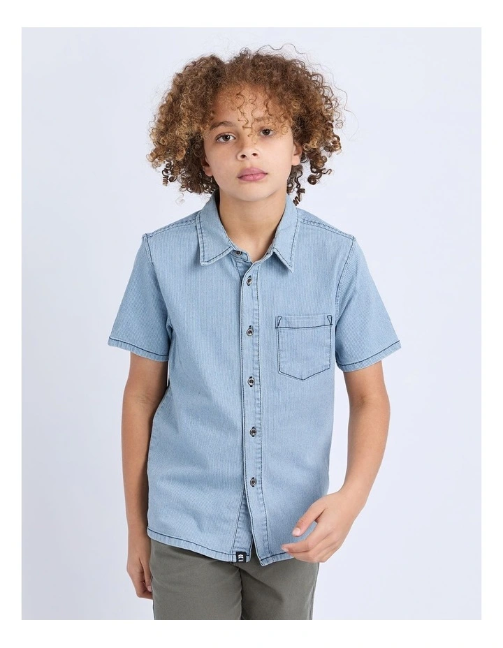 PinStripe Prize Shirt 8-16 in Blue image 1