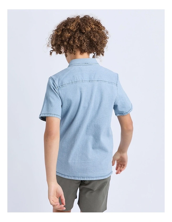 PinStripe Prize Shirt 8-16 in Blue image 3