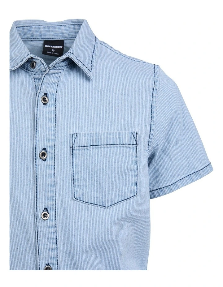 PinStripe Prize Shirt 3-7 in Blue image 4
