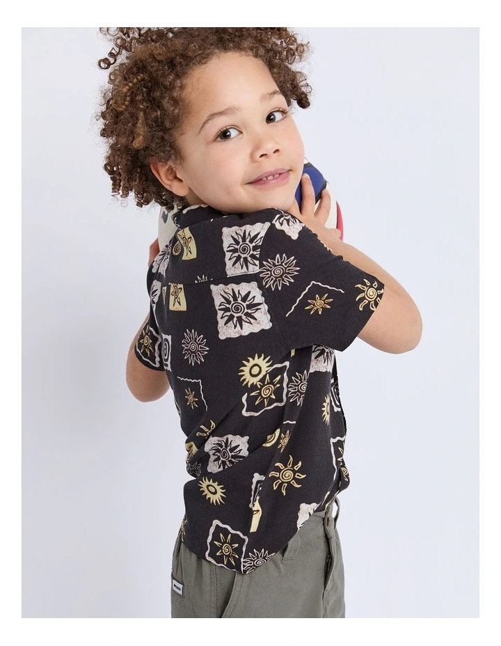 Sun Shirt (3-7 Years) in Black image 5