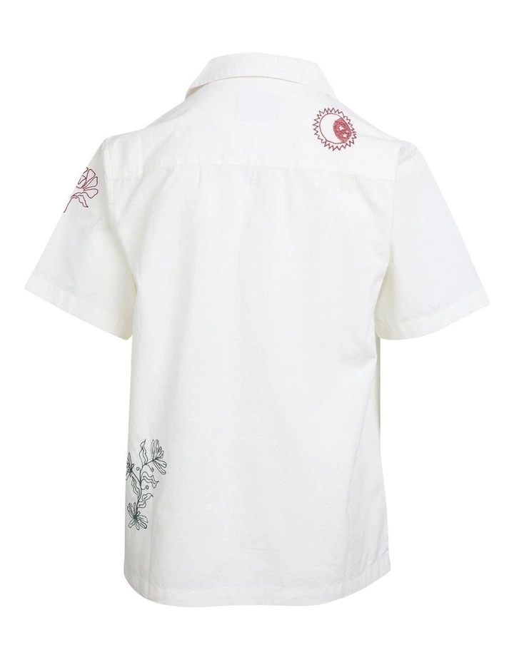 All Day Shirt (3-7 Years) in White image 3