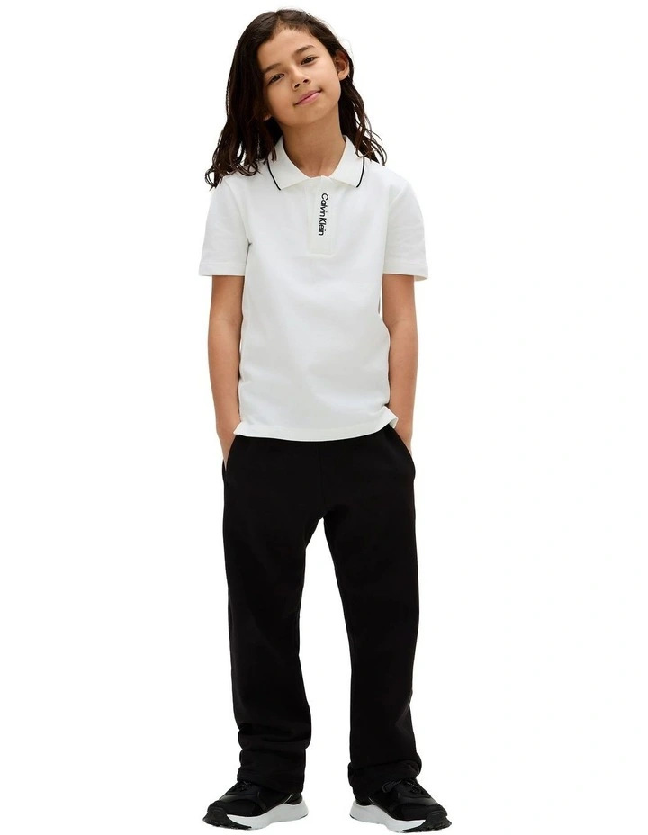Pique Polo Shirt (8-16 Years) in White image 2