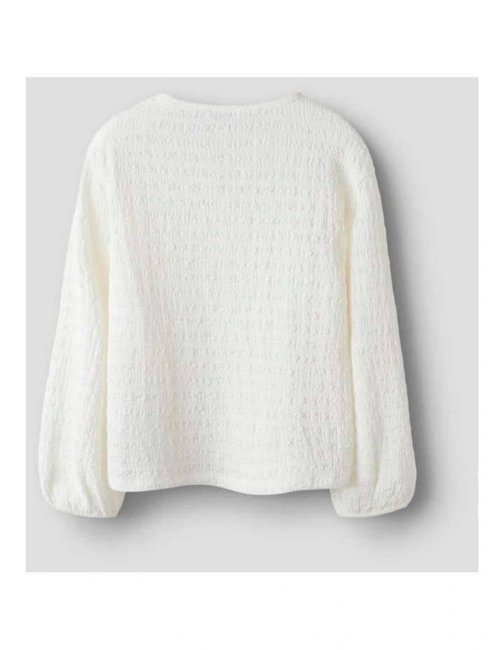 Belindo Bow Top in White image 3
