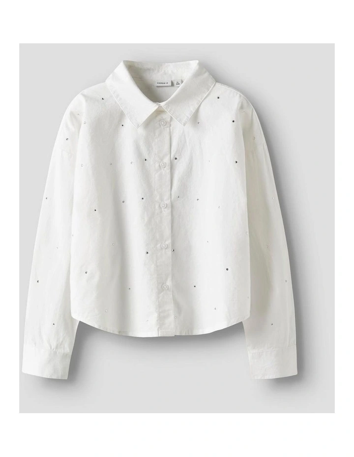 Rhing Cotton Shirt in White image 1