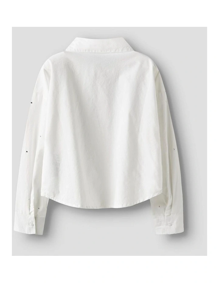 Rhing Cotton Shirt in White image 2