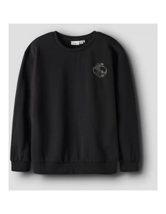 Randall Printed Sweatshirt in Black