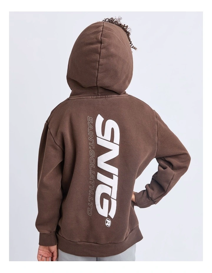Challenger Hoodie (8-16 &ears) in Brown image 3