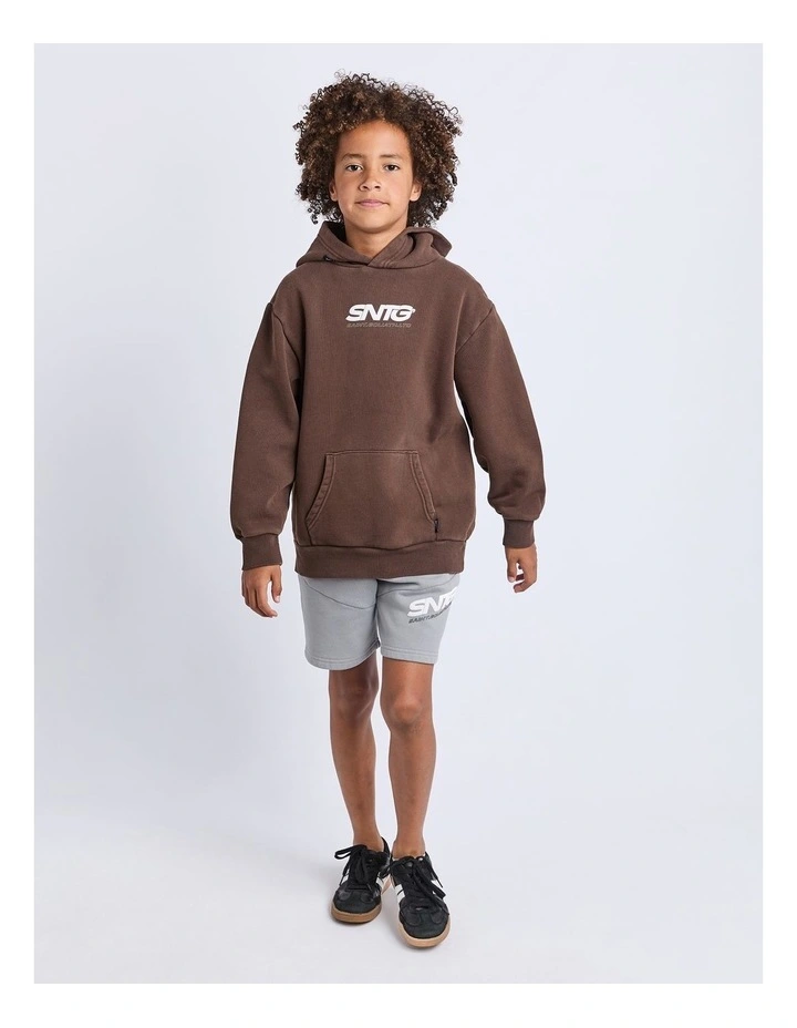 Challenger Hoodie (8-16 &ears) in Brown image 4
