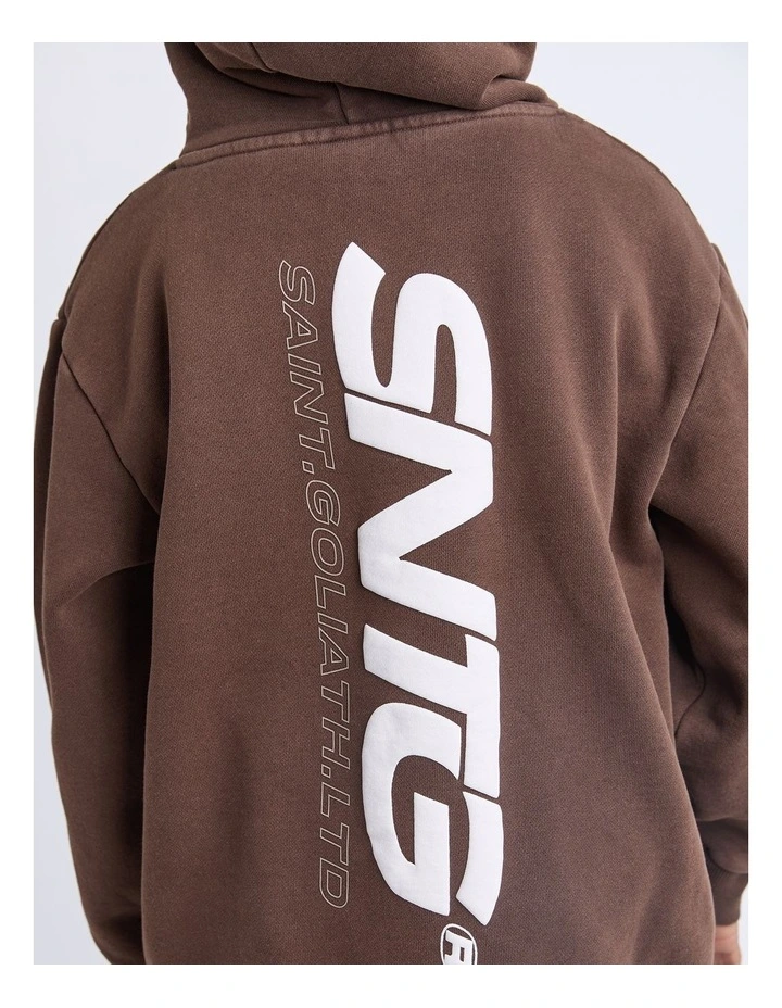 Challenger Hoodie (8-16 &ears) in Brown image 5