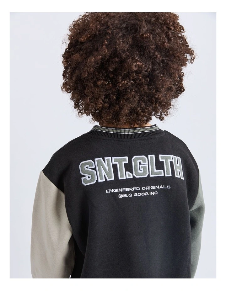 Casper Crew Jumper (8-16 Years) in Black image 7