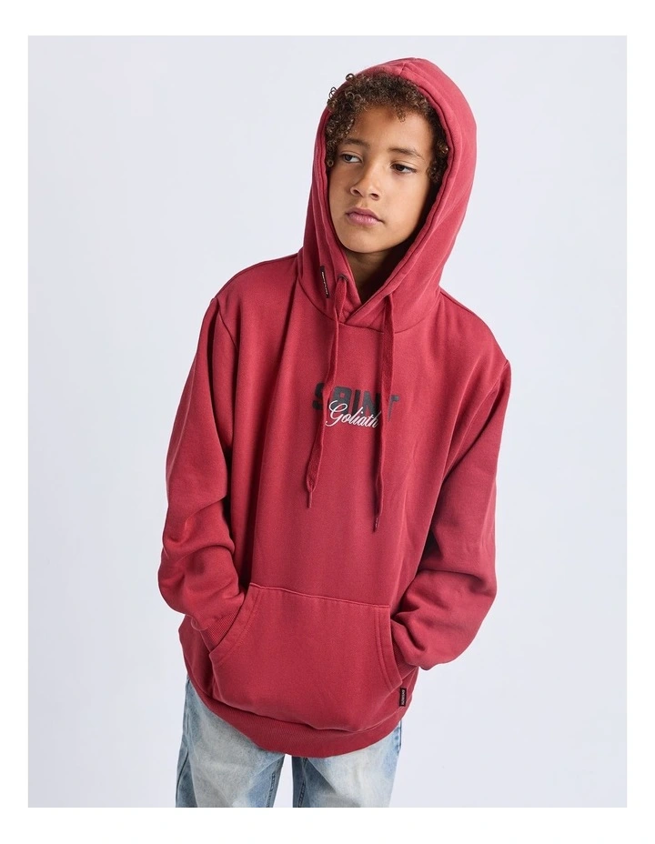 Upside Hoodie (8-16 Years) in Red image 1
