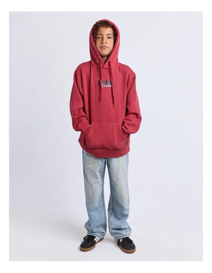Upside Hoodie (8-16 Years) in Red image 4
