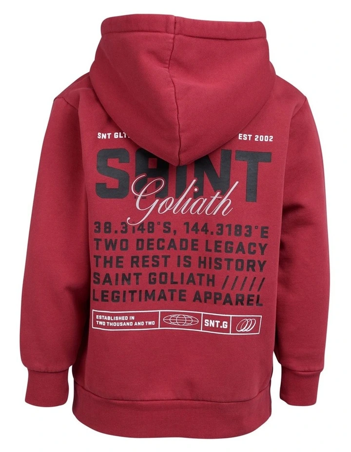 Upside Hoodie (8-16 Years) in Red image 7