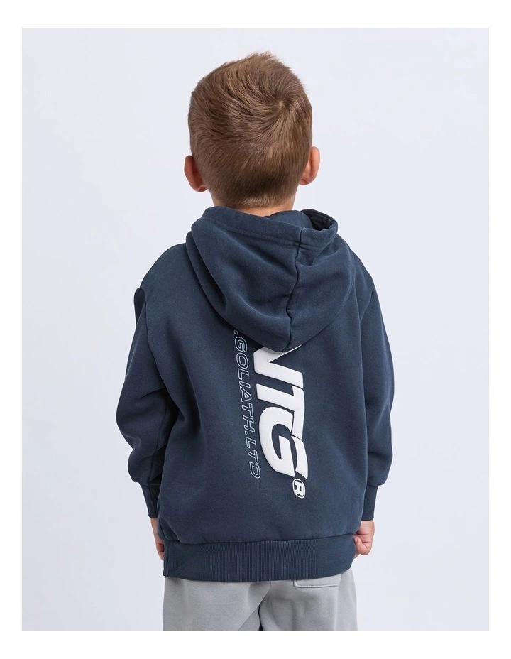 Challenger Hoodie (3-7 Years) in Blue image 2