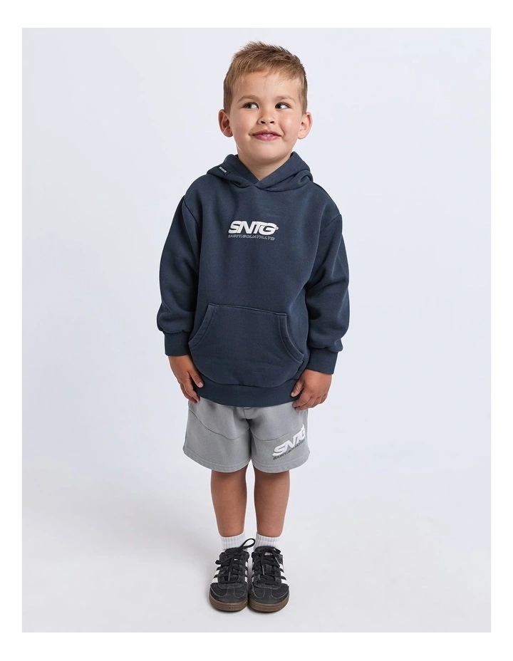 Challenger Hoodie (3-7 Years) in Blue image 3