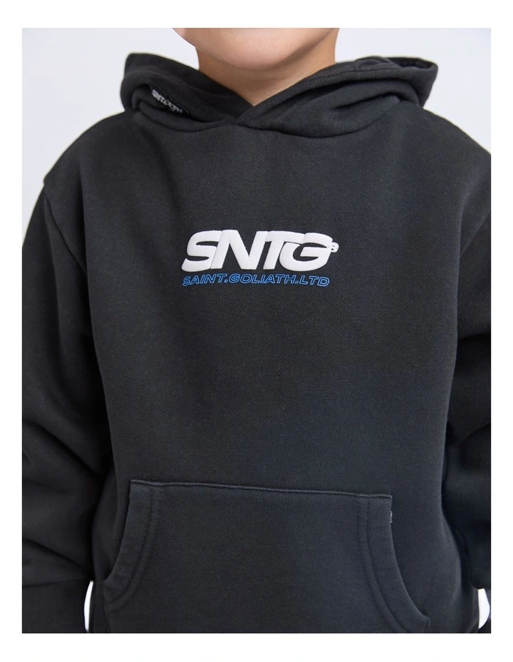 Challenger Hoodie (3-7 Years) in Black image 4