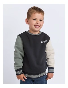 Casper Crew T-shirt (8-16 Years) in Black