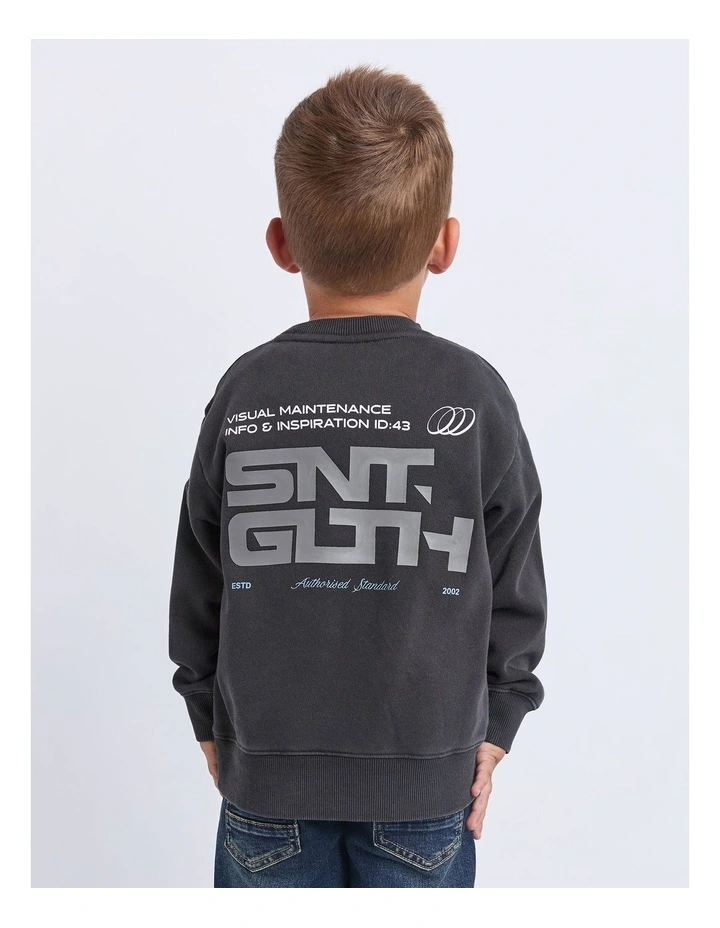 Road Trip Crew T- shirt (3-7 Years) in Black image 2