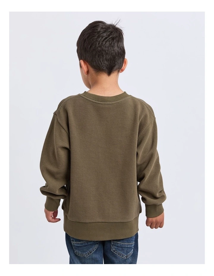 Marked Waffle (3-7 Years) in Green image 2