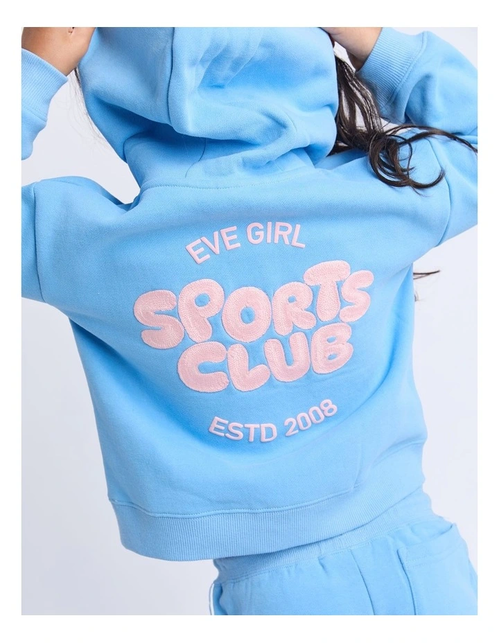 Sports Club Hoodie (3-7 Years) in Blue image 6