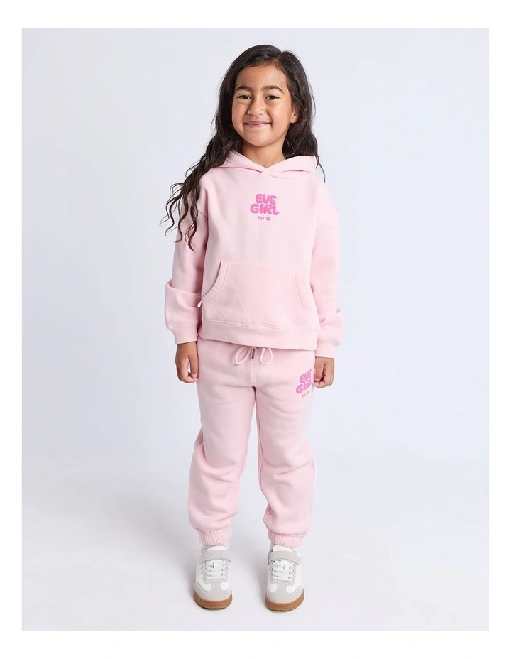 Sports Club Hoodie (3-7 Years) in Pale Pink image 5