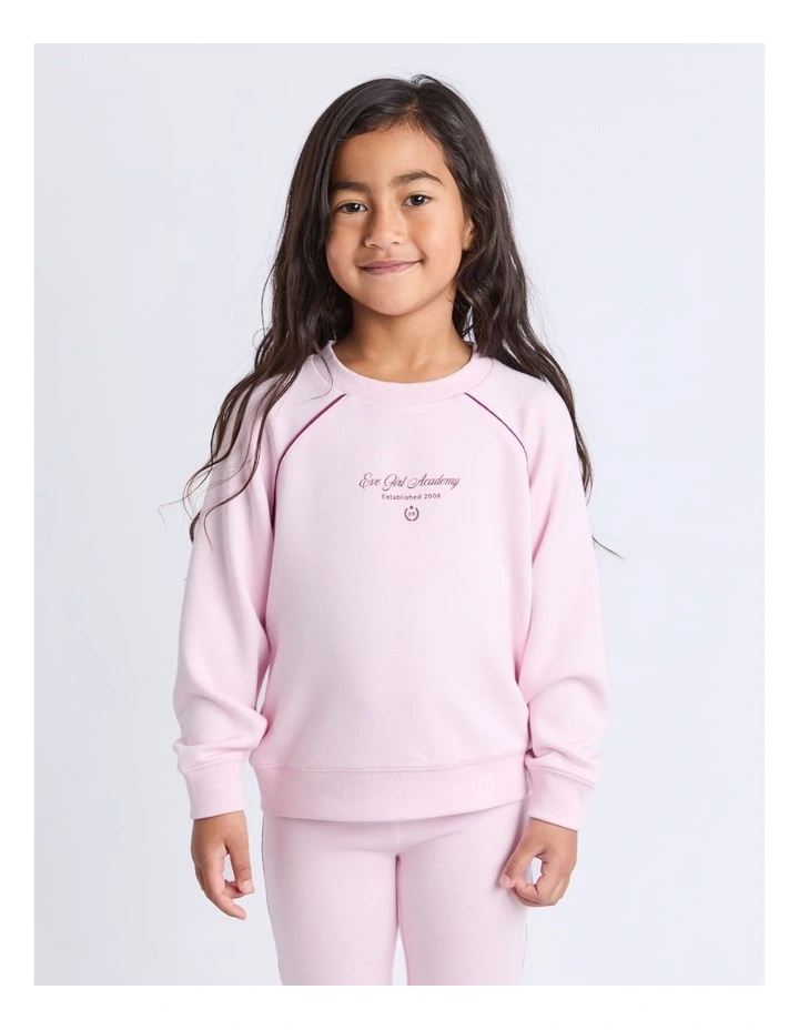 Aspen Crew (3 - 7 Years) in Pale Pink image 1