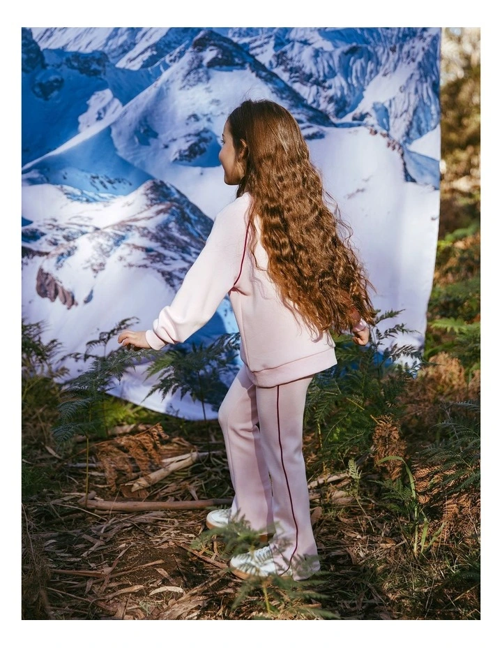 Aspen Crew (3 - 7 Years) in Pale Pink image 3