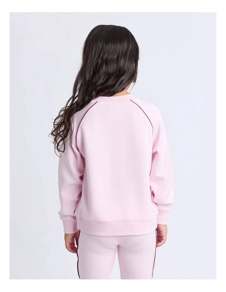 Aspen Crew (3 - 7 Years) in Pale Pink image 4