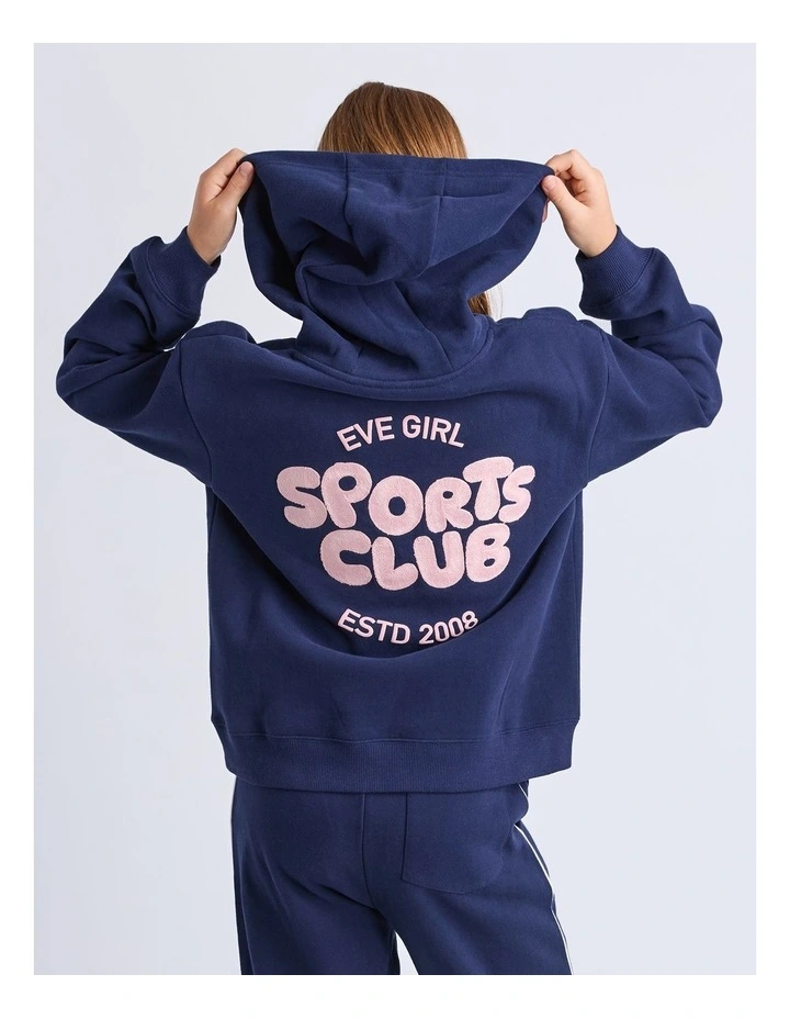 Sports Club Hoodie (8 - 16 Years) in Navy image 2