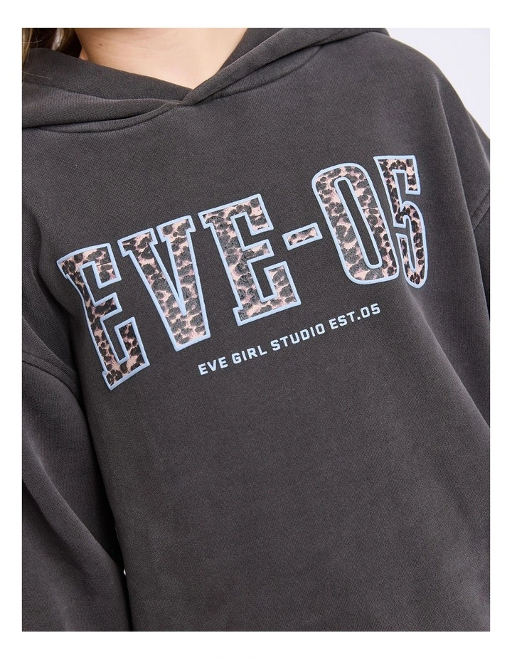 Studio Hoodie (8 - 16 Years) in Washed Black image 4