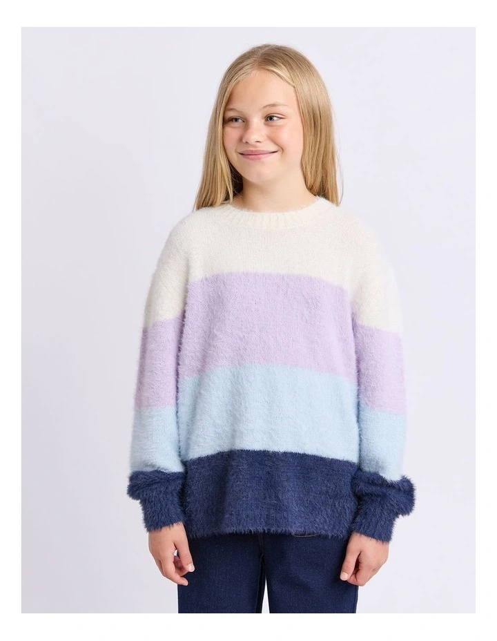 Hariette Knit Jumper (8 - 16 Years) in Blue image 1