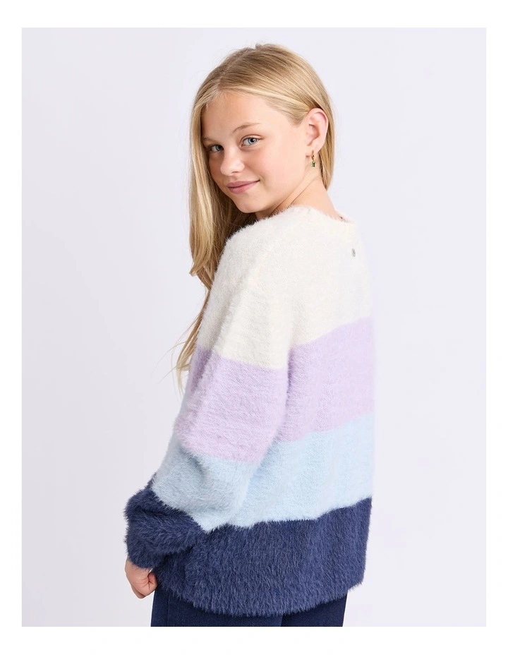 Hariette Knit Jumper (8 - 16 Years) in Blue image 2