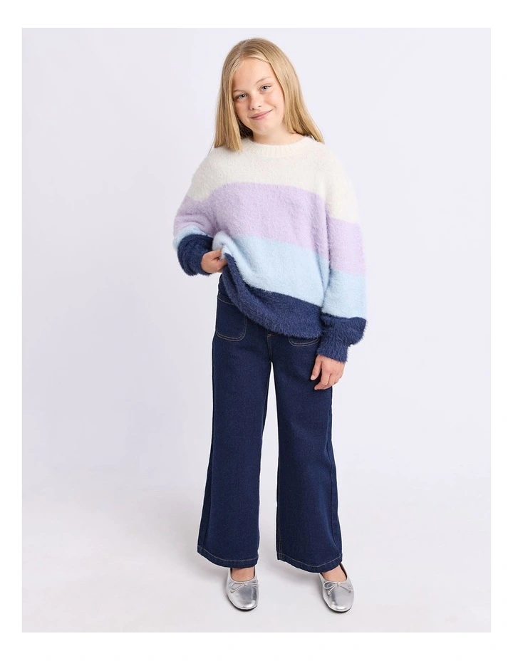 Hariette Knit Jumper (8 - 16 Years) in Blue image 3