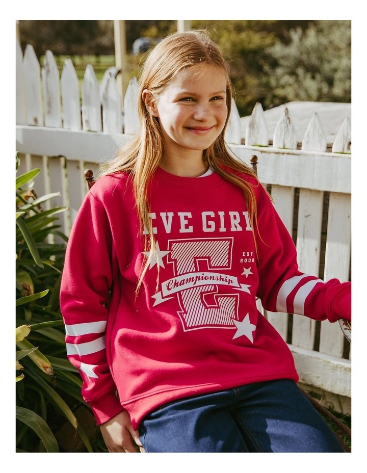 Superstar Crew (8 - 16 Years) in Red image 2