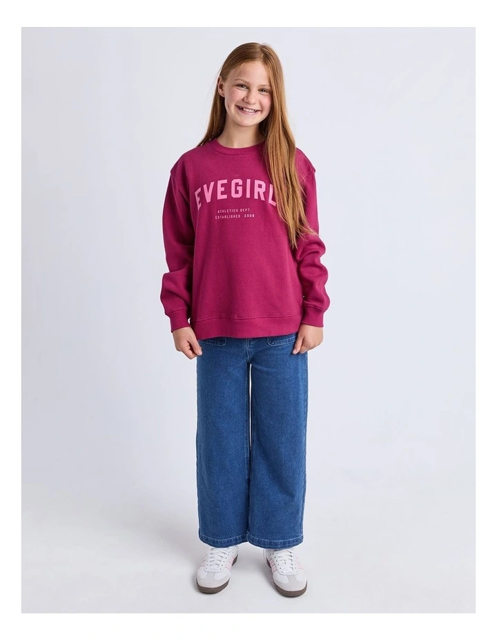 Performance Crew (8 - 16 Years) in Cranberry image 3