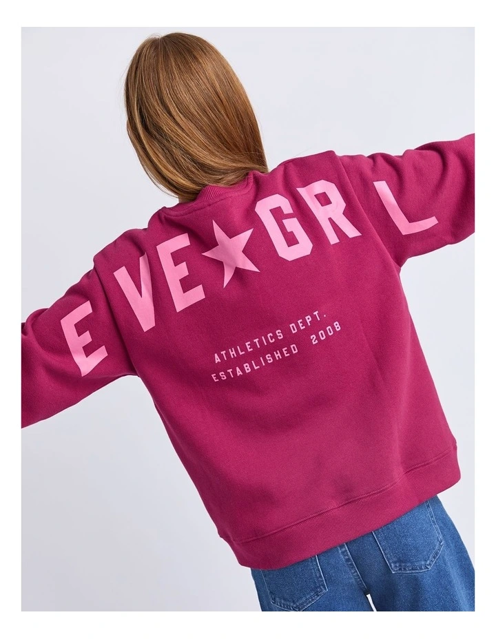 Performance Crew (8 - 16 Years) in Cranberry image 4