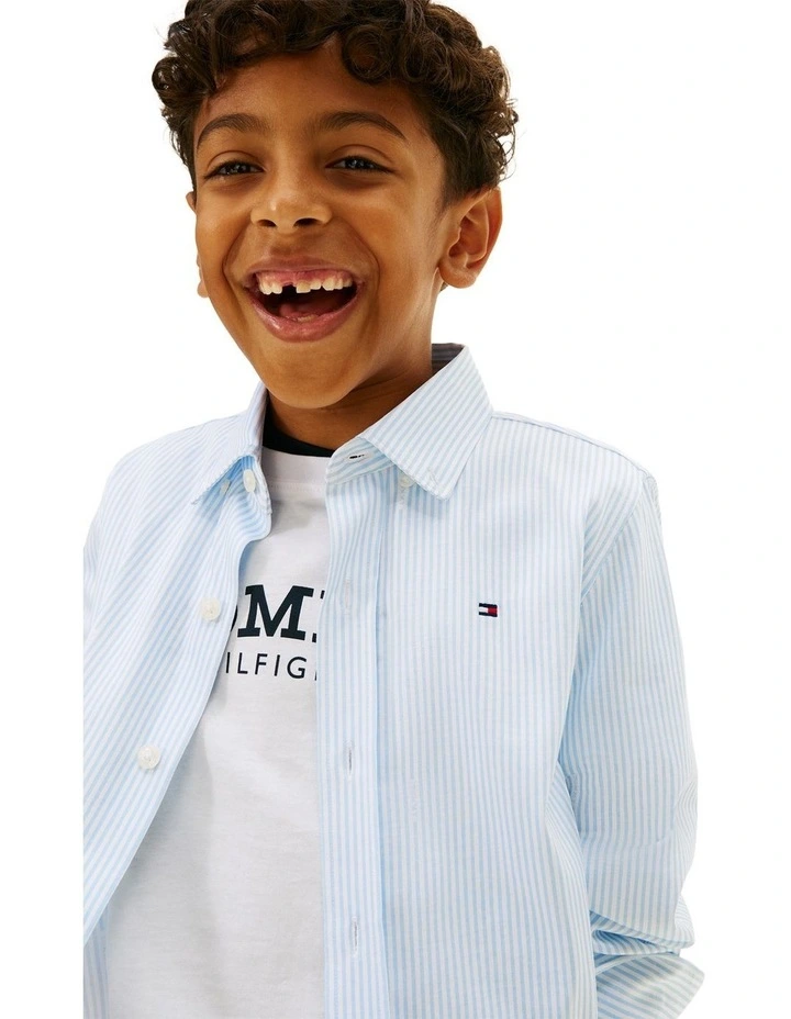 All Over Print Shirt (3-7 Years) in Blue image 3