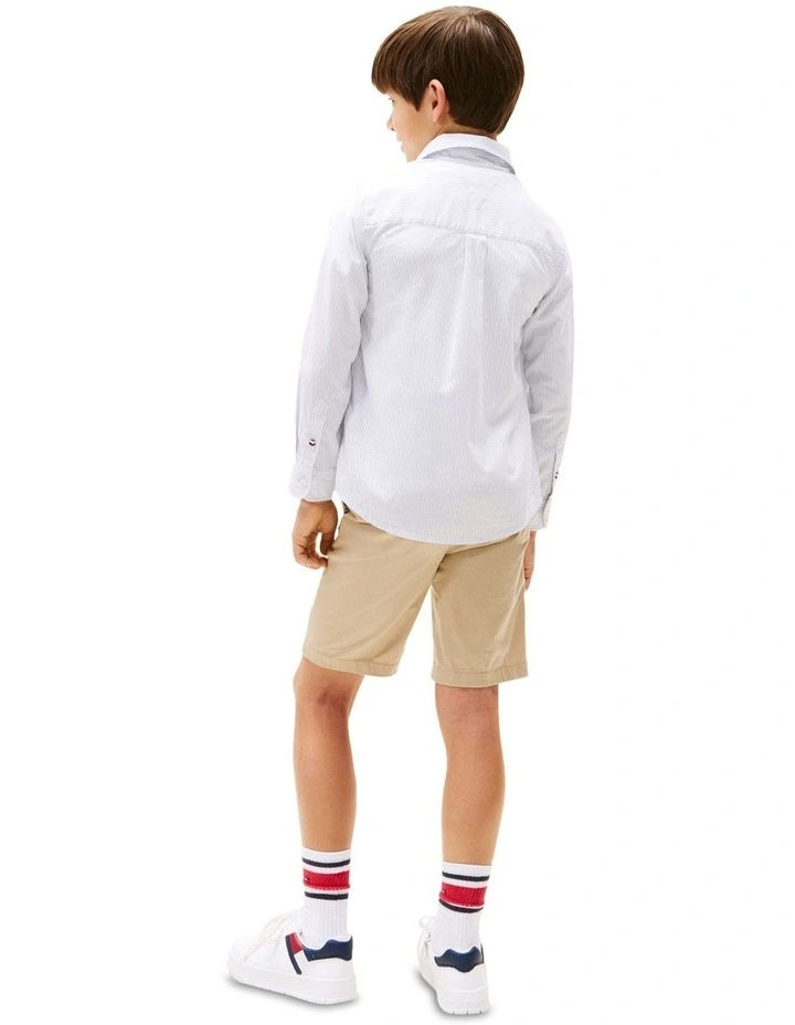 Flex Ithaca Stripe Shirt (8-16 Years) in Blue image 2