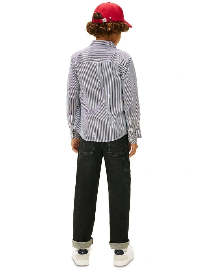 All Over Print Shirt (8-16 Years) in Blue image 2