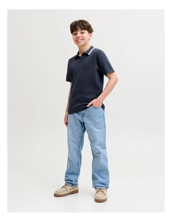 Breeze Knit Polo in Navy image 4