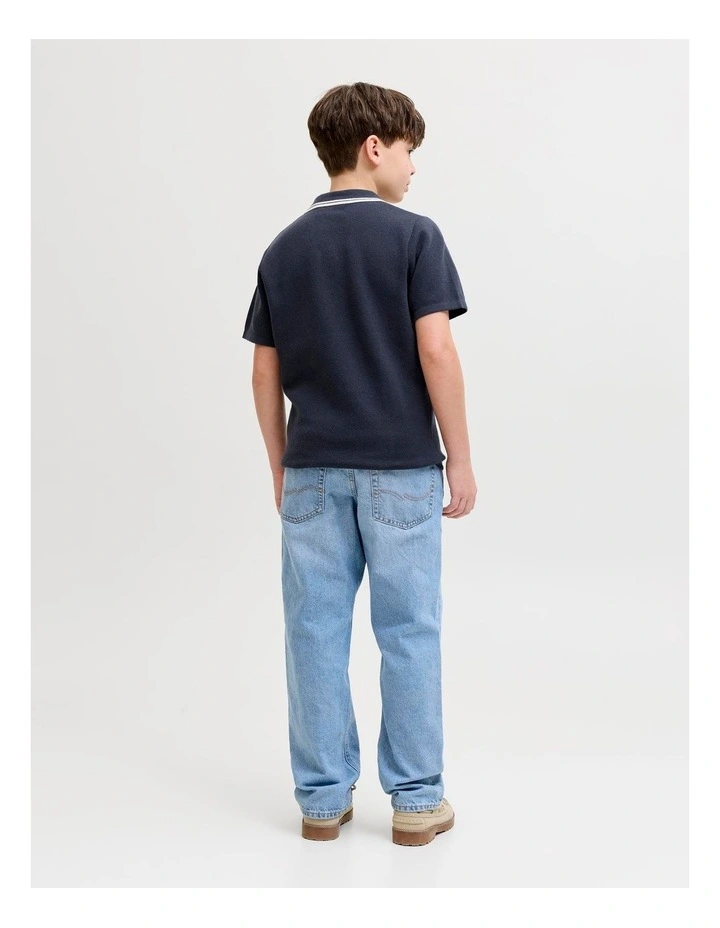 Breeze Knit Polo in Navy image 5