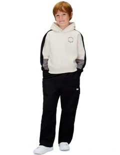 Brushed Fleece Hoodie (8-16 Years) in Whitecap Gray