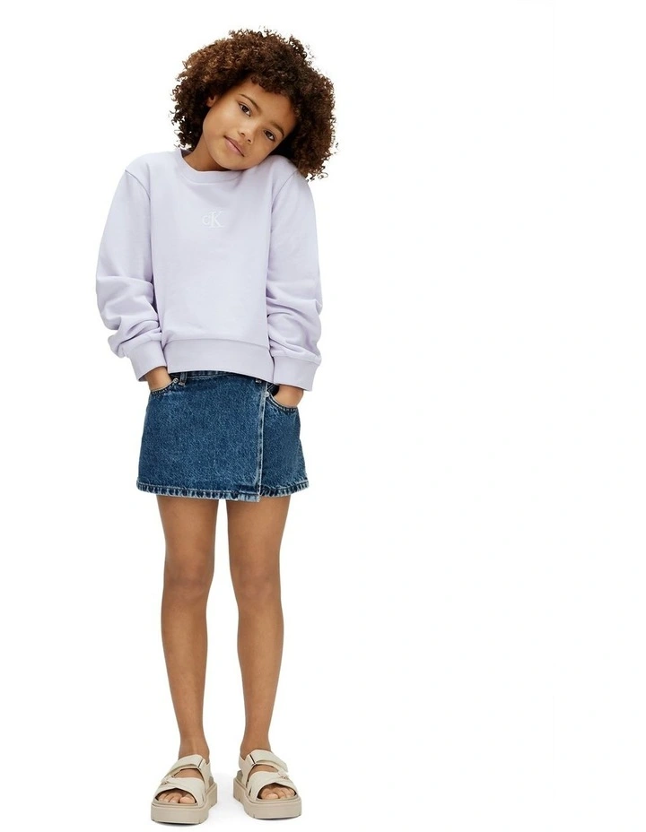 Crewneck Sweatshirt (8-16 Years) in Purple image 4